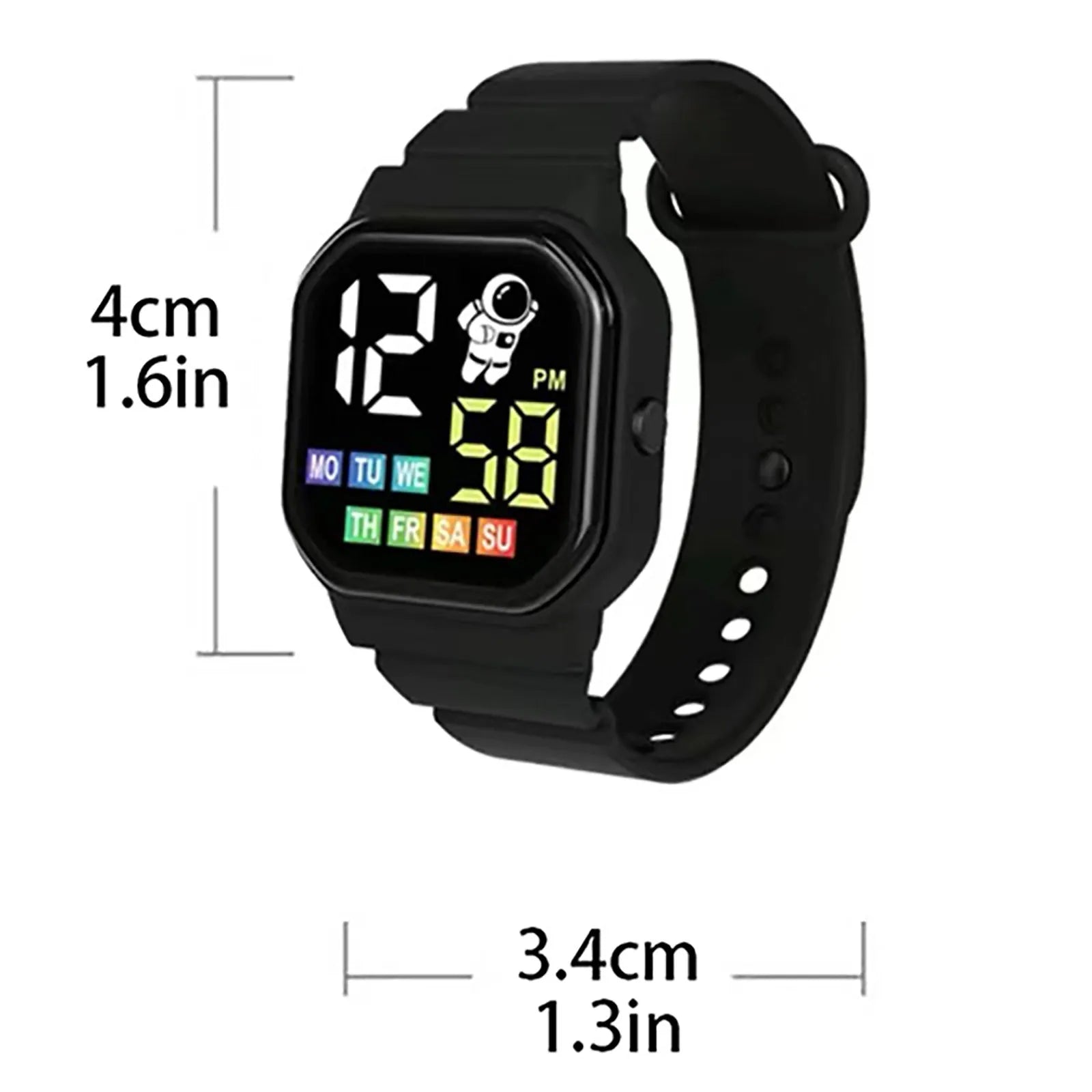 Children's Waterproof Sports Smart Watch Display Week Outdoor Silicone Bracelet Electronic Watch Kids Bracelet Digital Watches