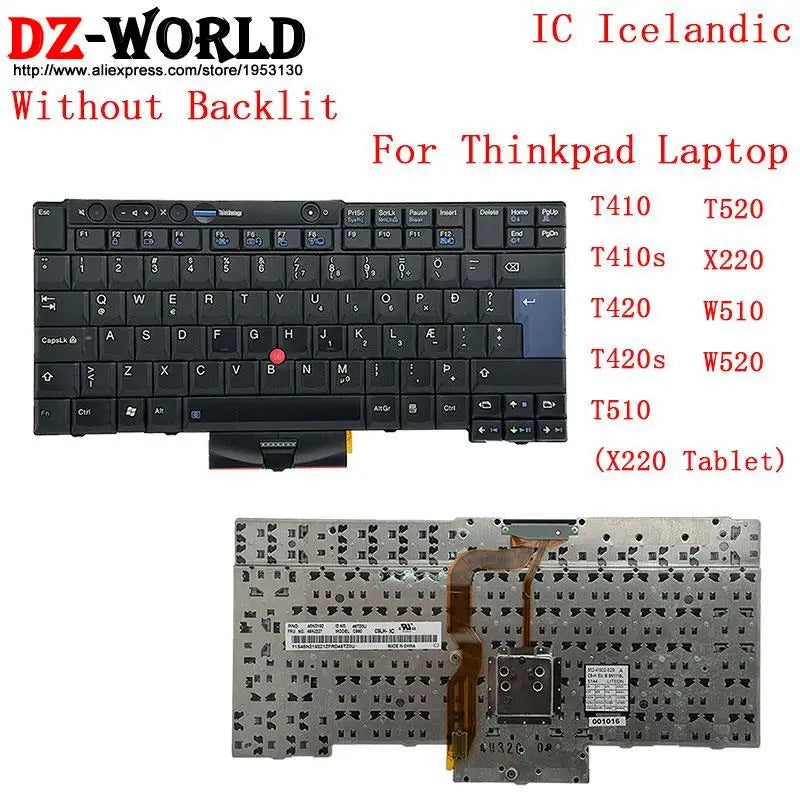 US RU UK LAS SP HB IL GK FR IC CFR IT HU BG English Keyboard for Lenovo Thinkpad T410 T420 S T510 T520 W510 W520 X220 i Laptop