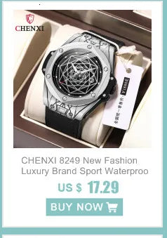CHENXI 8222 Women Fashion Luxury Quartz Wristwatches Ladies Clock 2025 New Product Man And Women Watch Clock