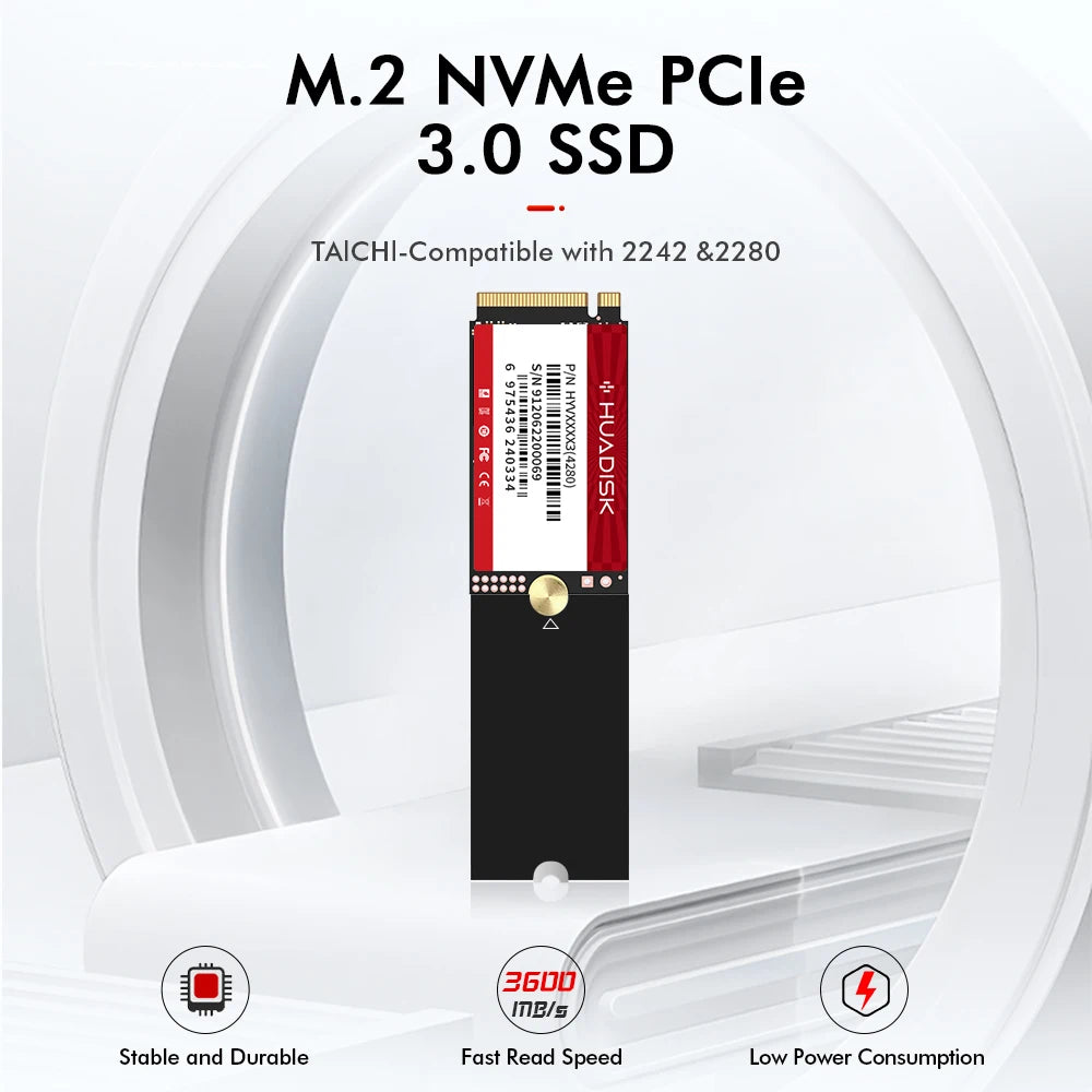HUADISK M.2 SSD NVME PCIE3.0 128GB 256GB 512GB Solid State Disk Internal ssd nvme m2 DIY Gaming Computer Laptop PC Motherboard