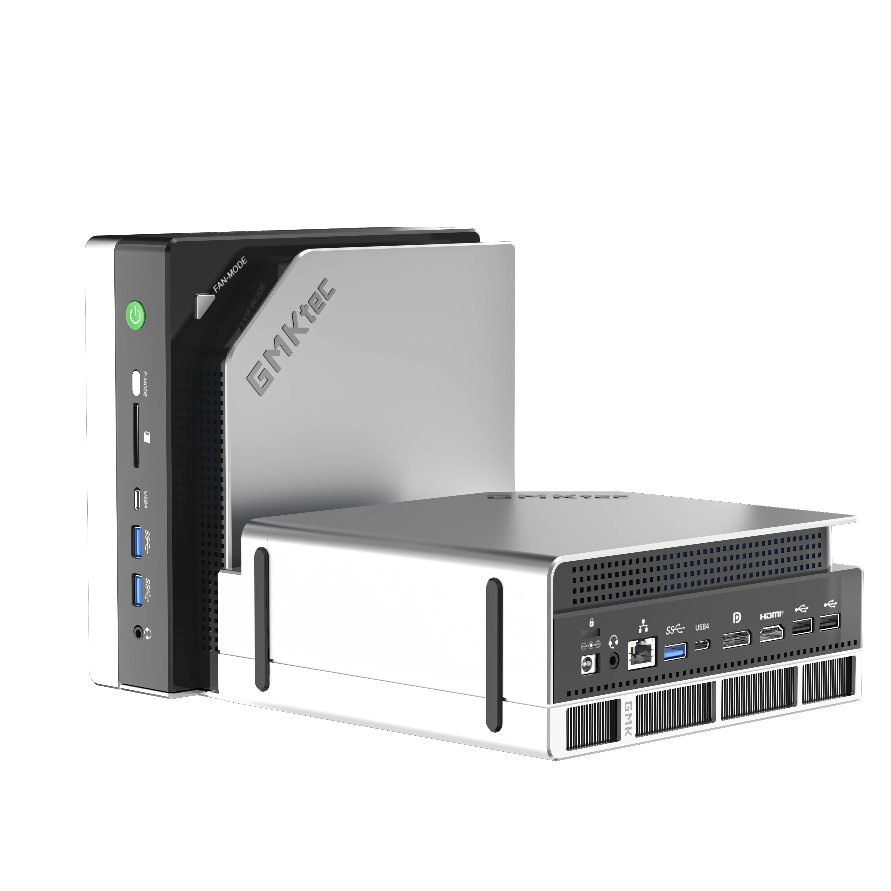 GMKtec MINI PC EVO-X2 Windows11 Pro DDR5 8000MHz PCle 4.0 M.2 2280 SSD 2.5G LAN HDMI2.0 USB4.0*2 WIFI7 BT5.4 Desk Gamer Computer