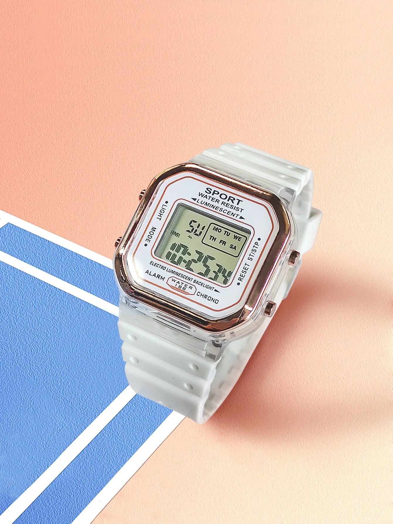 New Children's LED Digital Watch Student Multi Functional Outdoor Sports Watch Minimalist Men's and Women's Electronic Watch