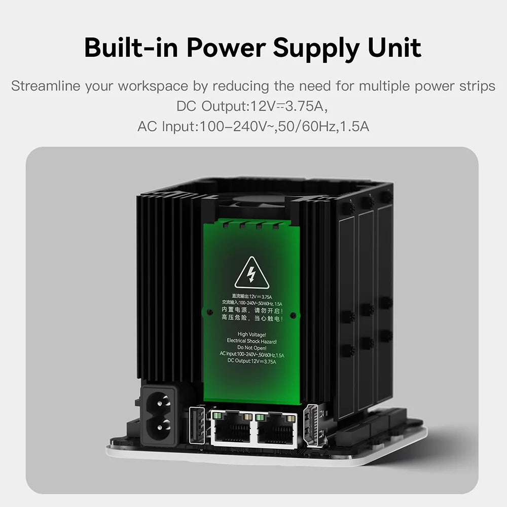 Home Network Storage MINI Host Beelink ME Mini NAS Intel Twin Lake N150 LPDDR5 4800MHz 12GB RAM 2T SSD WiFi6 4K Dual 2.5 Lan