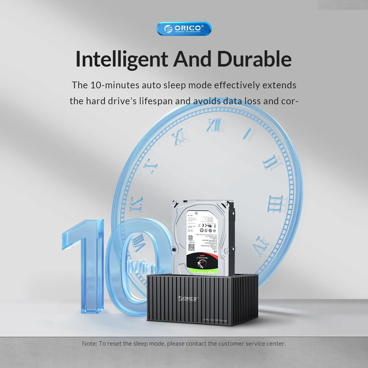 ORICO 3.5 Inch Dual-bay Type-C 5Gbps Hard Drive Docking Station for 2.5/3.5" HDD/SSD with 12V3A Power UASP Container Design