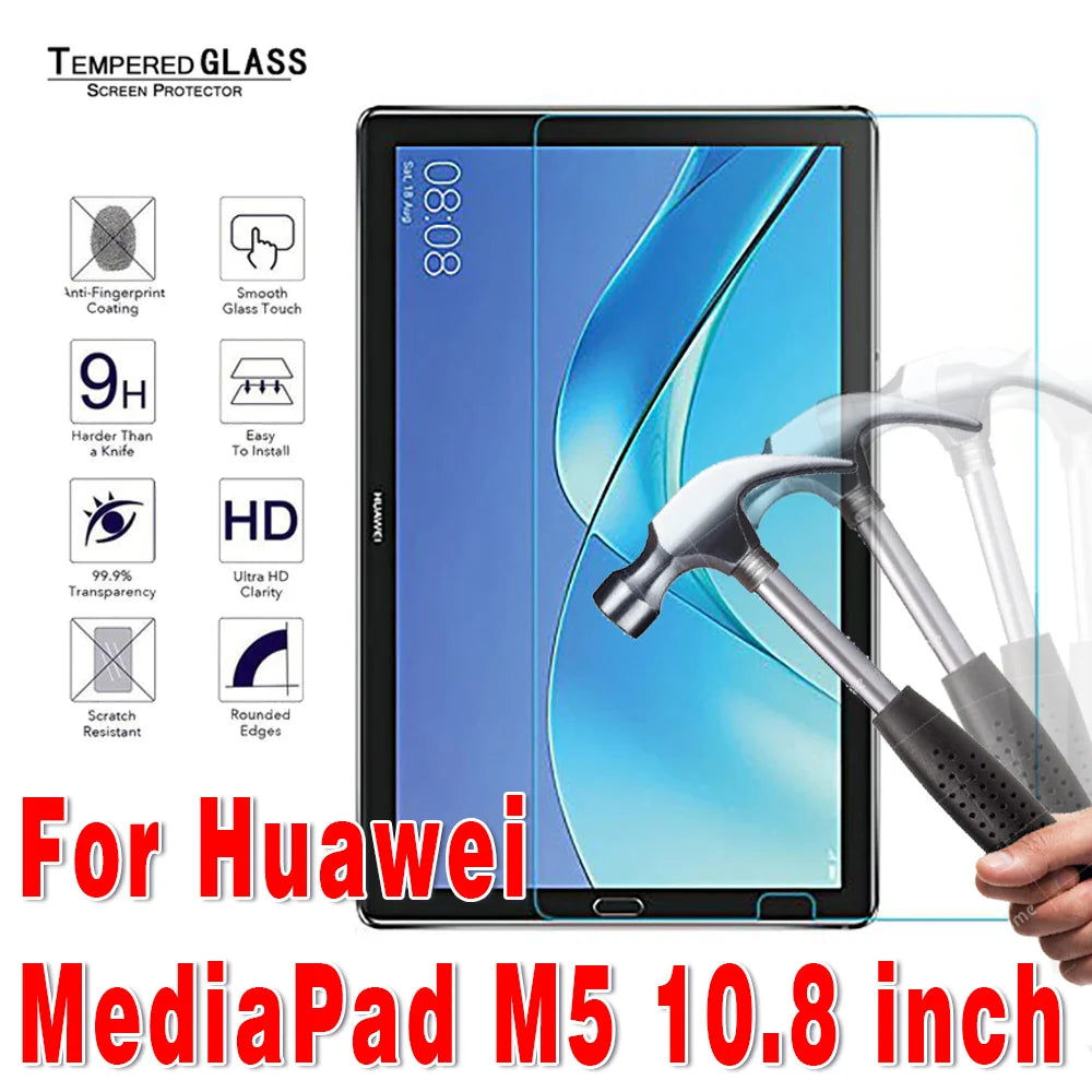 Tempered Glass for Huawei MatePad T8 8.0" T10 T10S 10.1'' MatePad Pro 10.8 10.8" MatePad 10.4 10.4" Tablet Screen Protector