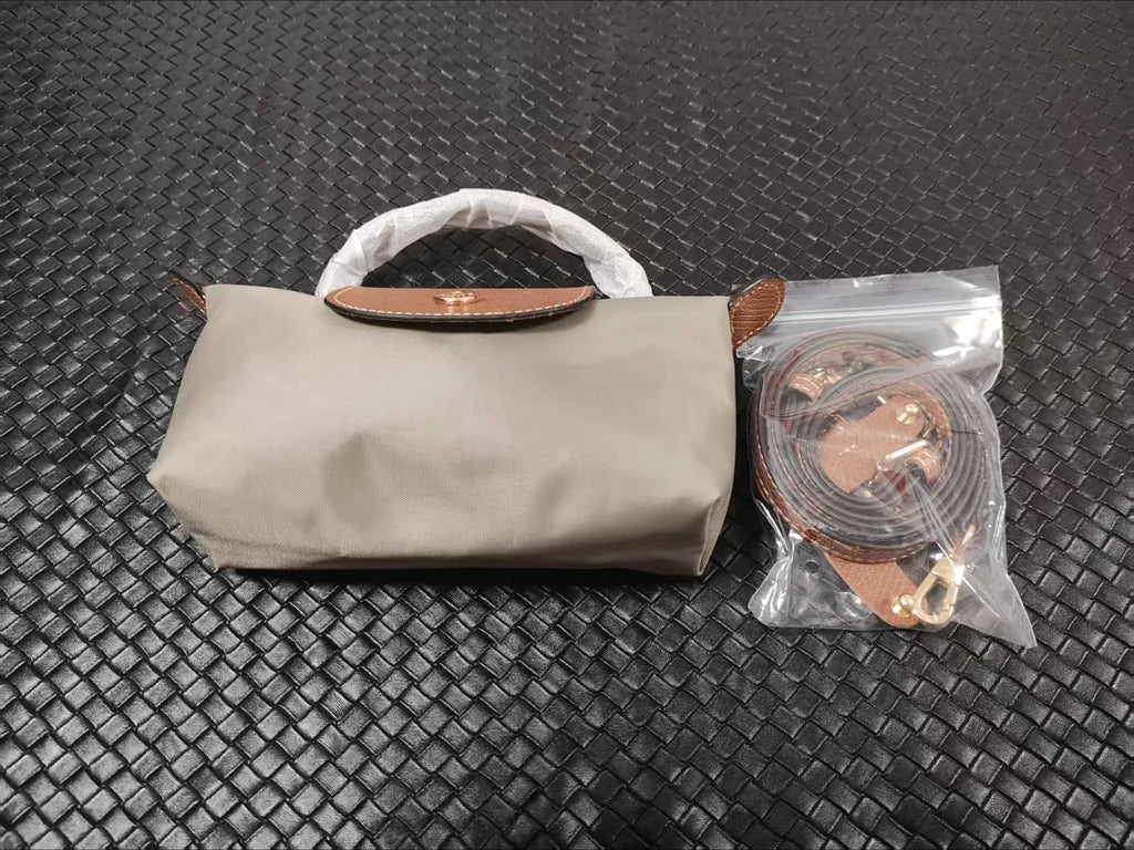 Fashionable New Non Perforated Nylon Bag Portable with Shoulder Straps Multifunctional Shoulder Bag Dumpling Bag Mini Handbag