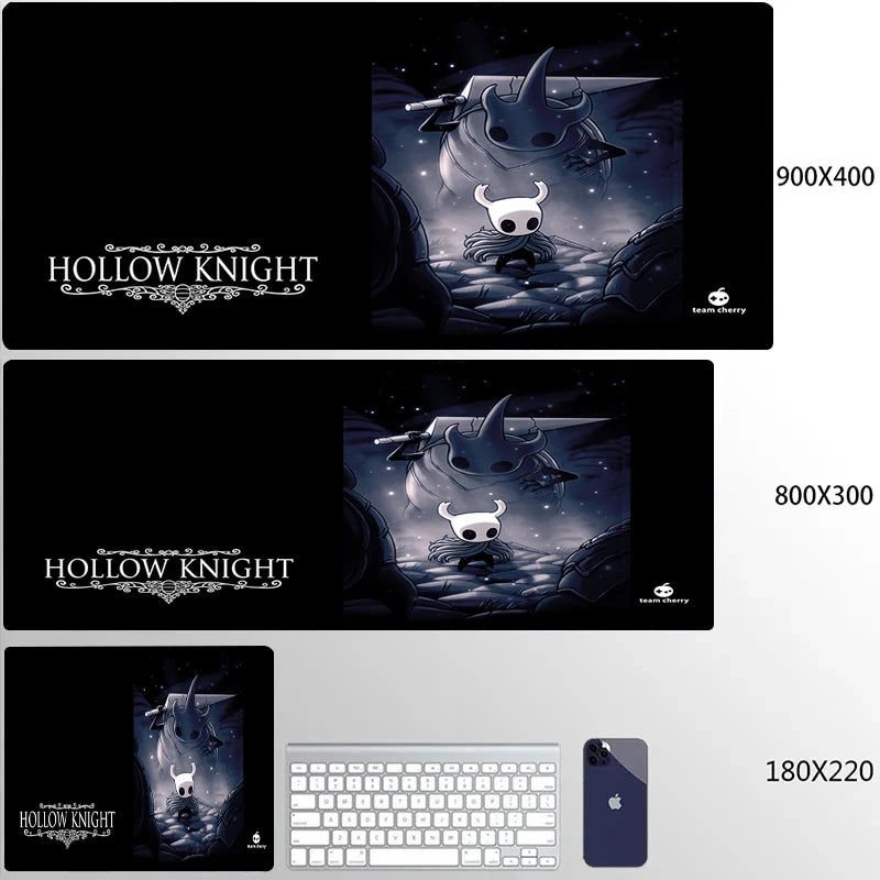 Hollow Knight Gaming Accessories Mouse Pad Office Laptop Cartoon Game Cabinet Mausepad PC Anime Cute HD Table Mat Large Carpet