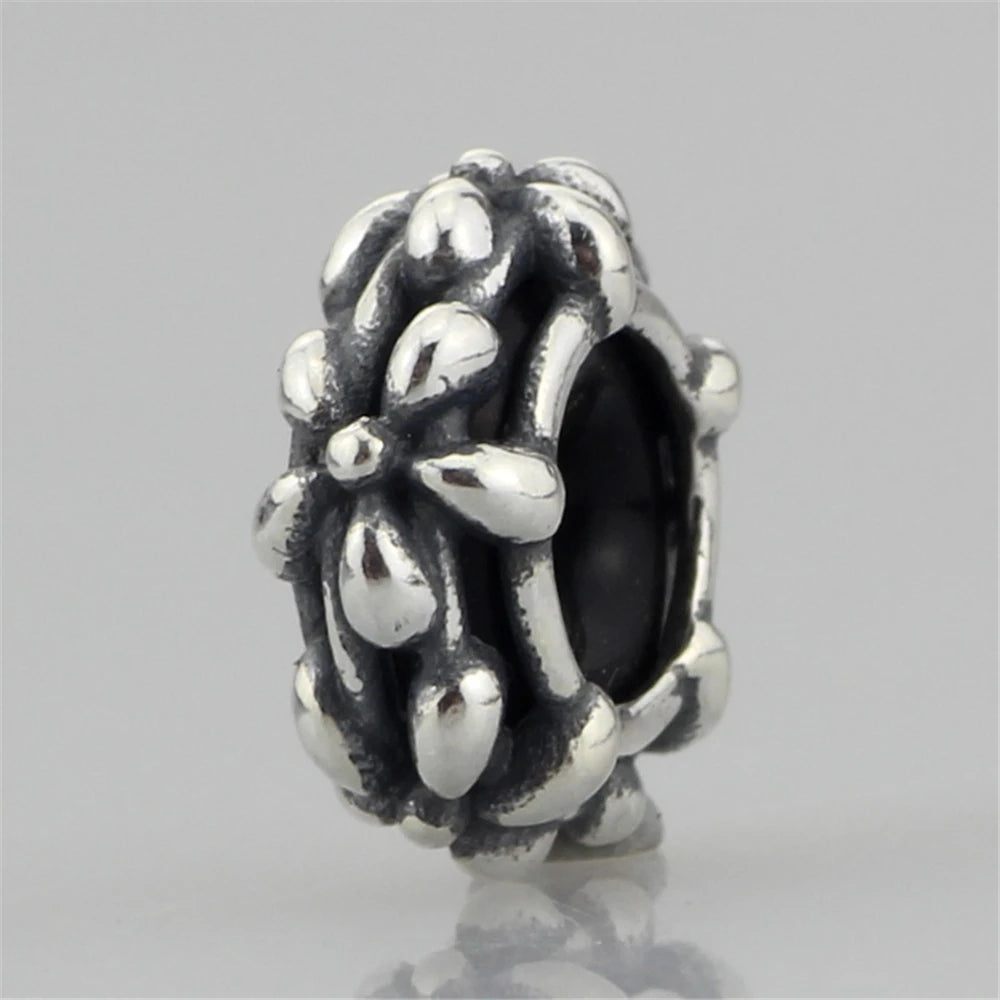 Mistletoe 925 Sterling Silver Cute Sweet Strawberries Stopper Spacer Charm Bead Fit European 3.0mm Bracelet Jewelry