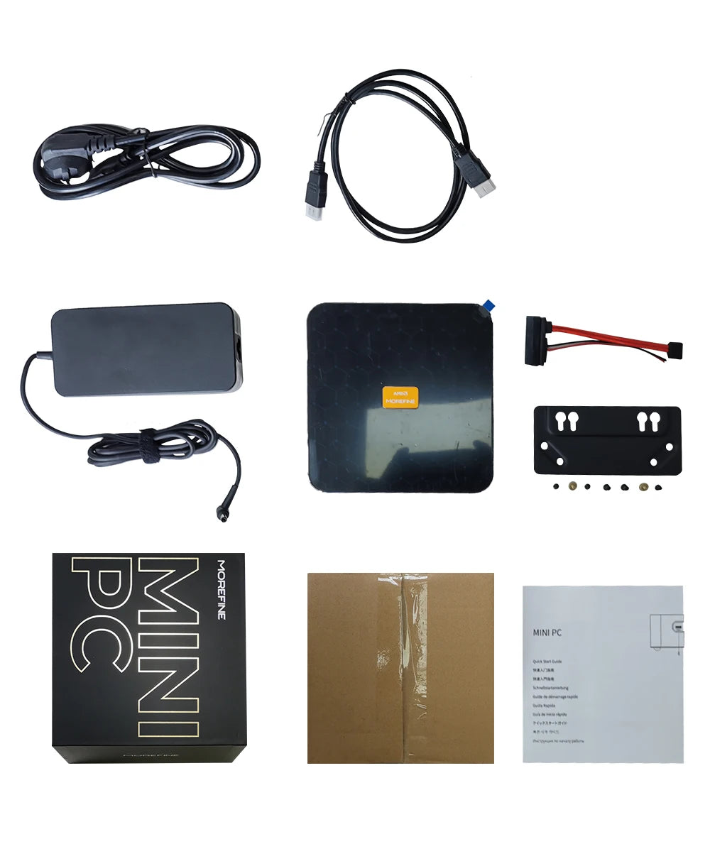 MOREFINE Mini PC AMD Ryzen R9-7940HS R7-7840HS R5-6600H WIN11PRO Desktop Computer DDR5 16GB RAM 1T SSD WiFi6 BT5.2 Laptop Gamer