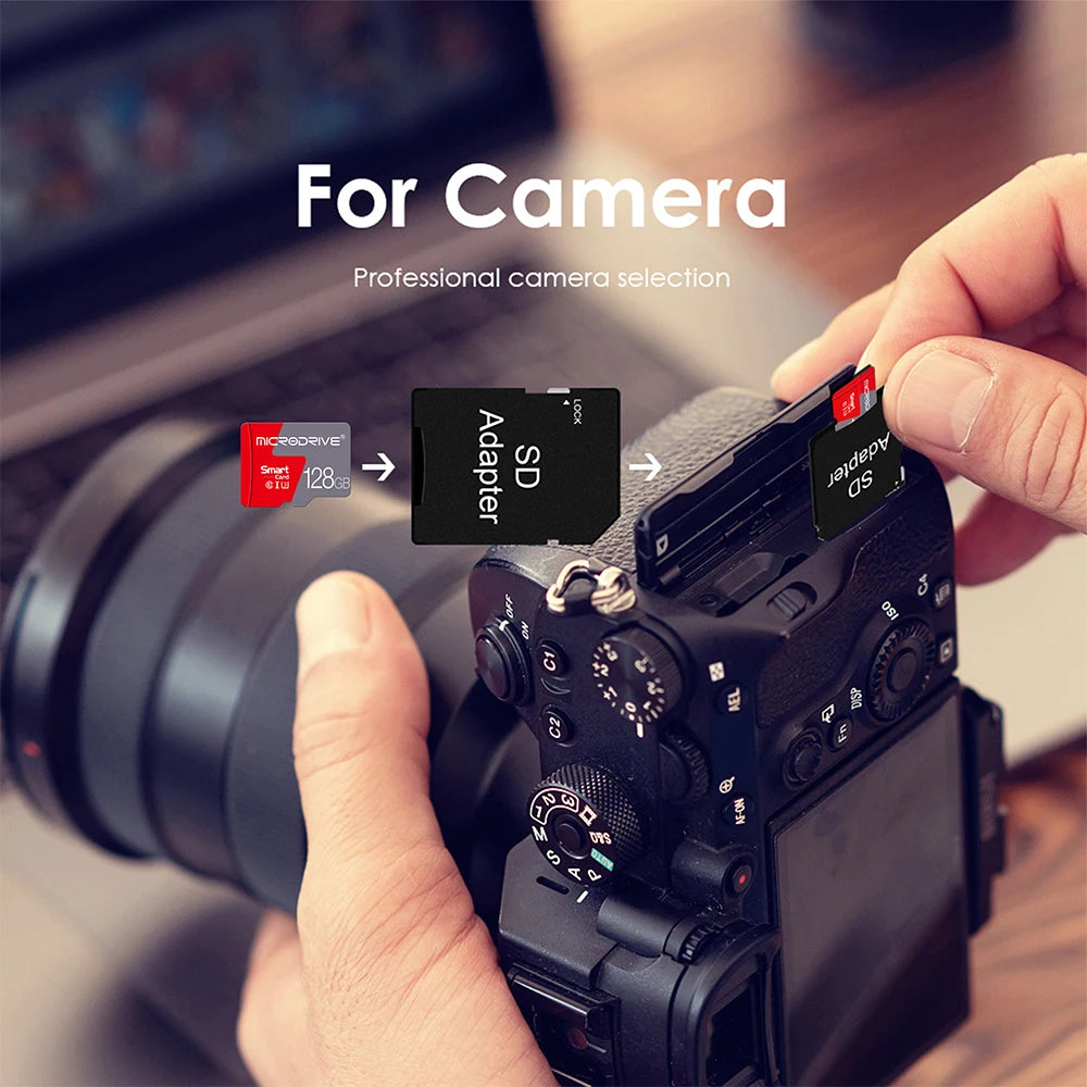 TF Card 4GB 8GB 16GB 64GB Class 10 Micro Flash Memory Card 32GB 128G 256G 512GB cartao de memoria mini sd card gift adapter