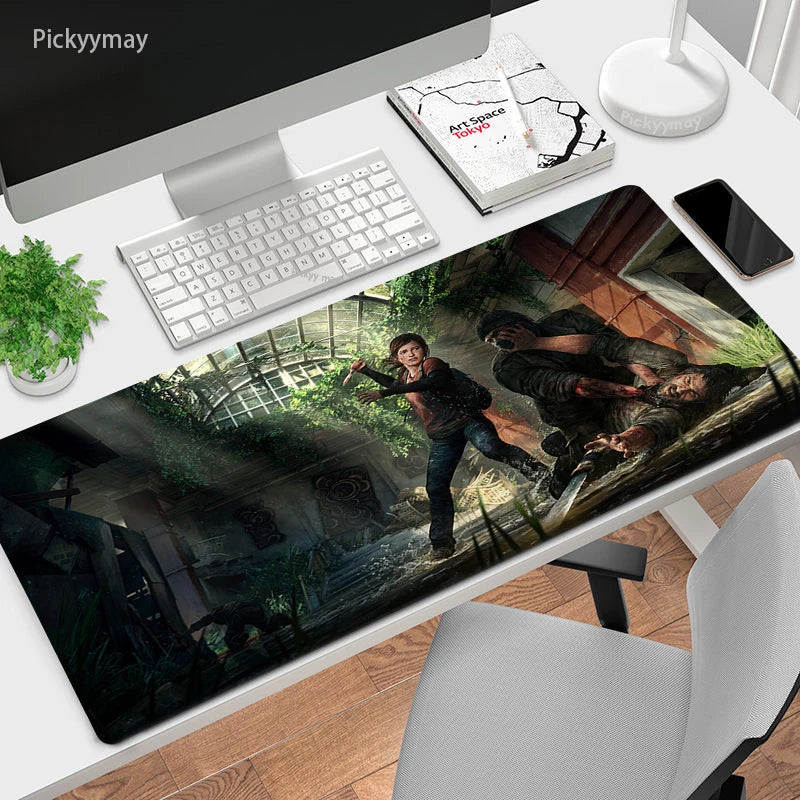 Last Of Us Large Mouse Mat Gaming Mousepad Big Gamer Mousepads Nonslip Rubber Keyboard Table Mats Desk Pad HD Mouse Pads XXL