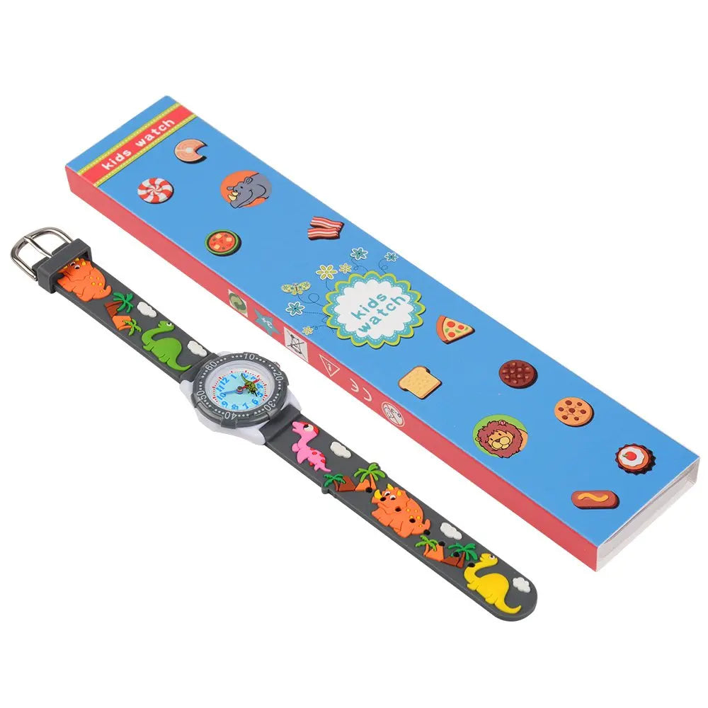 Kids Watches Analog 3D Cartoon Waterproof Sport Children Toddler Wrist Watches Gifts for 3 4 5 6 7 8 9 10 11 12 Ages Girls Boys