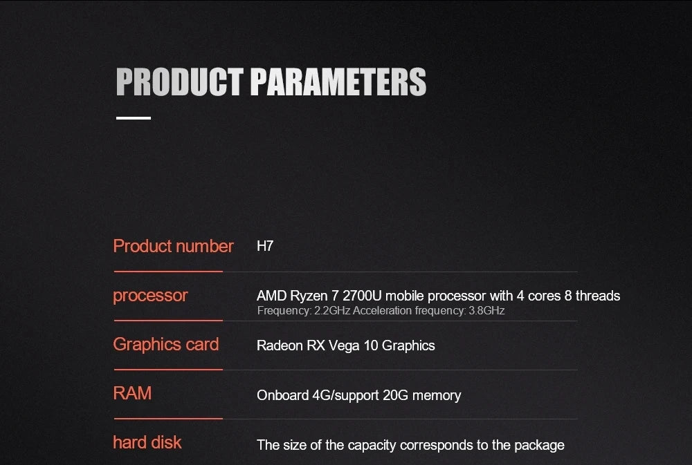 15.6 Inch Amd Ryzen Gaming Laptops Notebook Computer Fingerprint Portable Computers Gamer AMD Ryzen 7 2700U RX Vega10