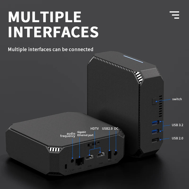 FIREBAT AK2 PLUS Mini PC Intel N150/N100 CPU Windows 11 Mini PC Gaming DDR4 16GB RAM 512GB SSD  WIFI5 BT4.2 US Warhouse Ship