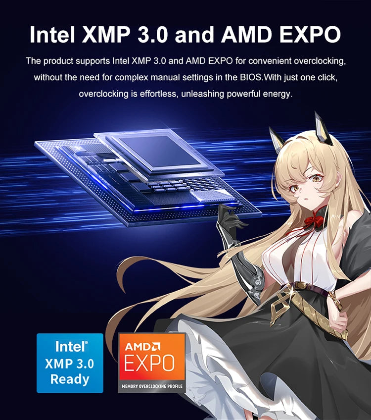 JUHOR RGB Memory DDR5 16GB 6800MHz Gaming Memoria Ram