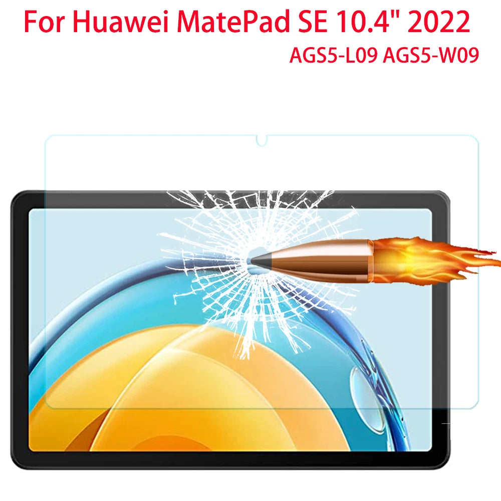 2 PCS Tempered Glass Screen Protector For Huawei MatePad SE 10.4 Inch 2022 Protective Glass Film AGS5-L09 AGS5-W09 Screen Guard