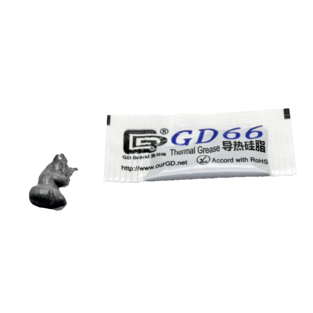 10pcs/lot 0.5g Thermal Grease Conductive Compound Paste Silicone For Chip Cpu Gpu Vga Ram Led IC Heatsink cooler cooling