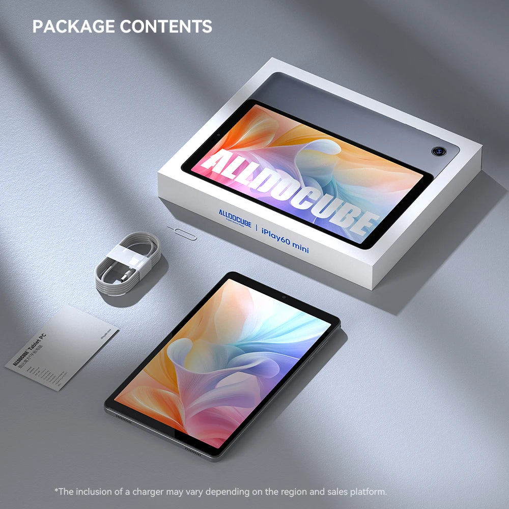 ALLDOCUBE iPlay 60 mini Tablet 8.68inch Android 15 12GB(4GB+8GB Virtual) RAM 64GB ROM Unisoc T606 Dual 4G LTE 90Hz IPS