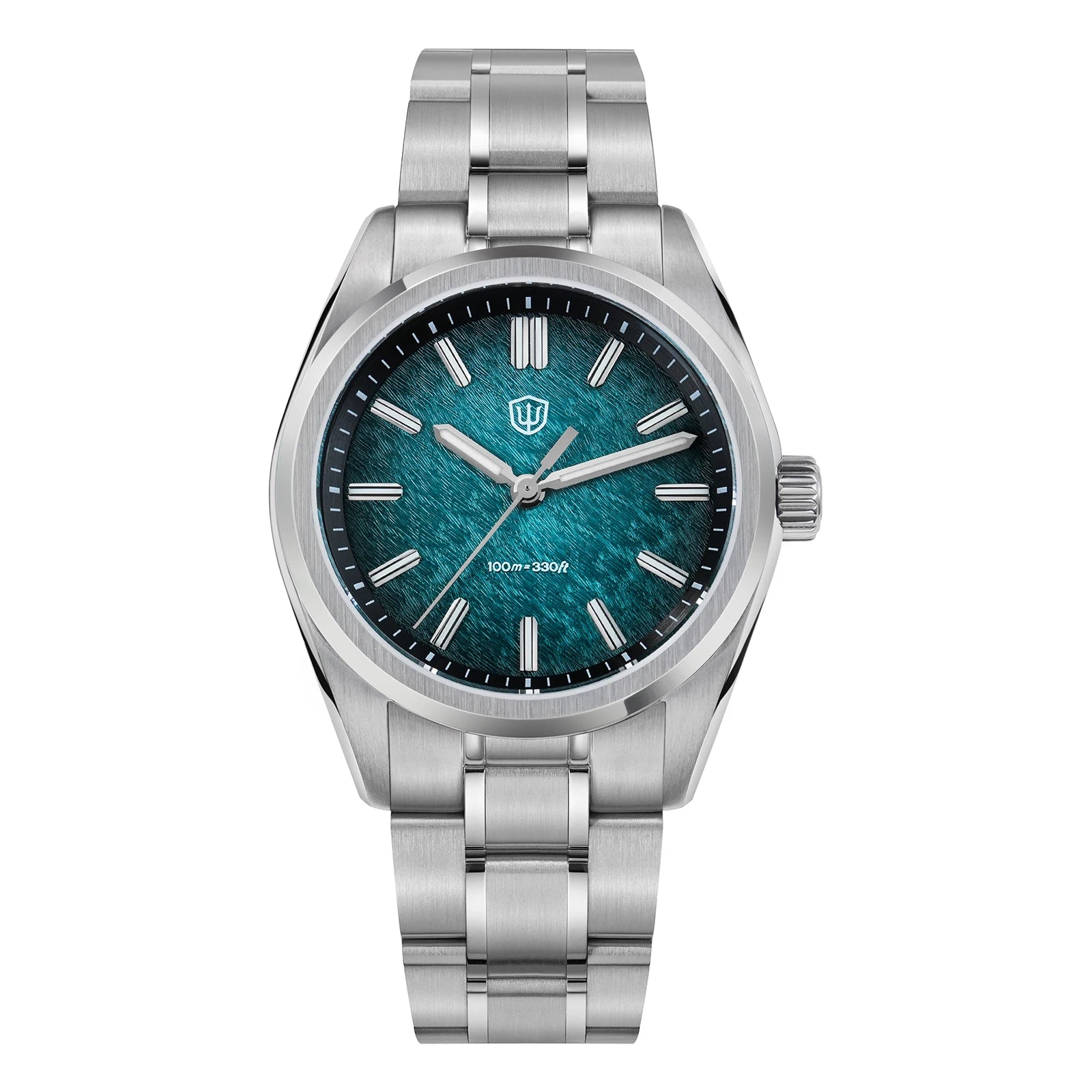 Watchdives WD0003B 36mm Quartz Men Watch VH31 Sweep Seconds Movement Stainless Steel Watches Luminous Waterproof Sapphire