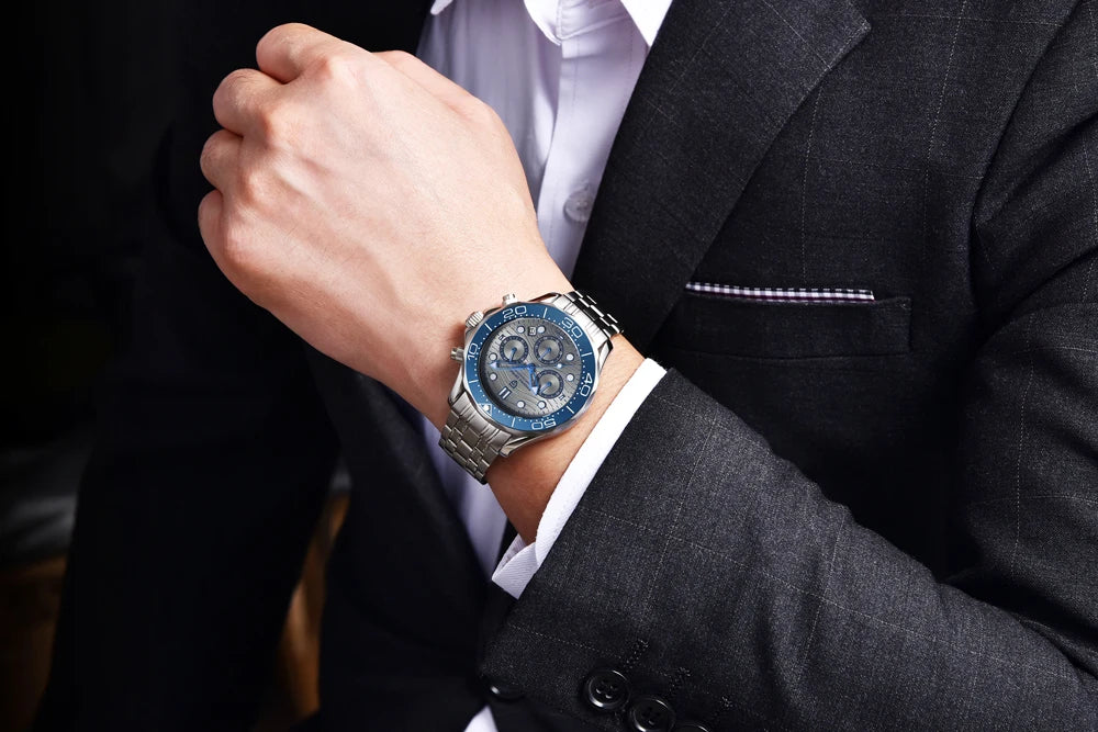 PAGANI DESIGN Men's Watches 2025 Top Brand Luxury Quartz Watch For Men Stainless Steel Chronograph Waterproof Sport VD53 Reloj