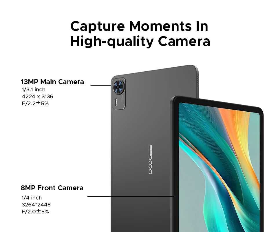 Global Version DOOGEE T36 Android Tablet 15 8 + 256GB IPS Display Unisoc T620 Octa Core 8800mAh Battery Widevine L1