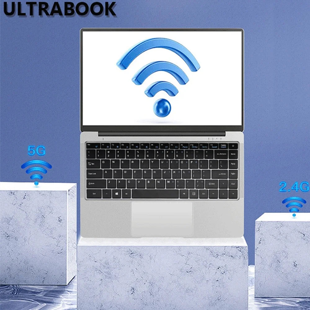 N4000 14.1 Inch 128GB 256GB 512GB 1TB SSD Windows 11 Pro Inte Laptop Intel Portable Laptos Student Notebook Dual core Laptop