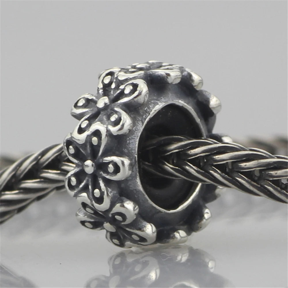Mistletoe 925 Sterling Silver Cute Sweet Strawberries Stopper Spacer Charm Bead Fit European 3.0mm Bracelet Jewelry