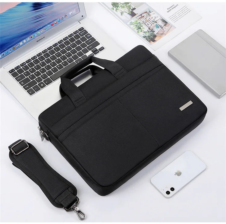 Laptop Bag Sleeve Case Shoulder HandBag Notebook Pouch Briefcases For 13.3 14 15.6 17.3 Inch Macbook Air Pro HP Huawei Asus Dell