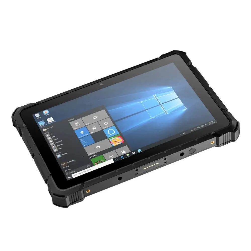 Pipo X4 10.1" Ip67 Waterproof Rugged Tablet For Industrial 12+256gb Windows 10 Pro Intel N100 With Finger Print And 2d Scanner
