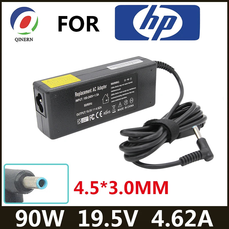 19.5V 4.62A 90W 4.5*3.0mm Laptop Charger Adapter For HP Envy Sleekbook 15 17 M6 M7 Pavilion 11 14 Elitebook Folio 1040 Stream 13