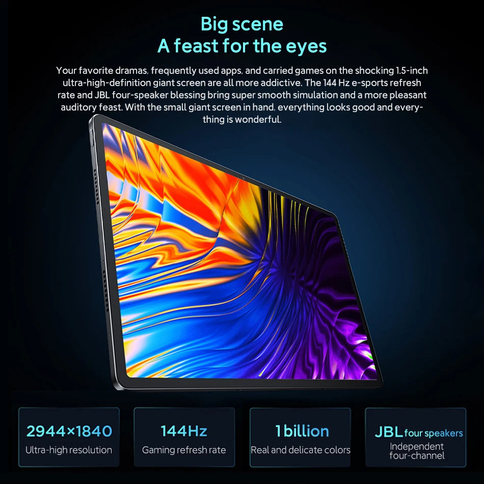 Lenovo Original Xiaoxin Pad Pro 12.7 2025 Entertainment Office Learning Game Tablet Interconnection Tianji 8300 2.9k 144Hz Gray