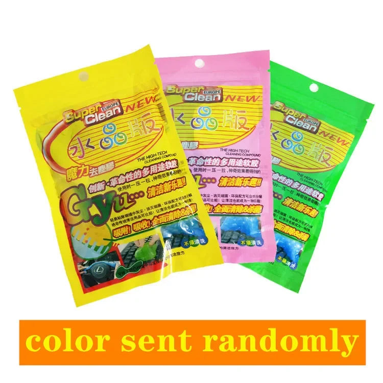 Soft Dust Cleaning Glue Reusable Super Clean mud Slimy Gel for home Phone Car Pc Laptop Keyboard Sticky Wiper Dust Dirt Wipe
