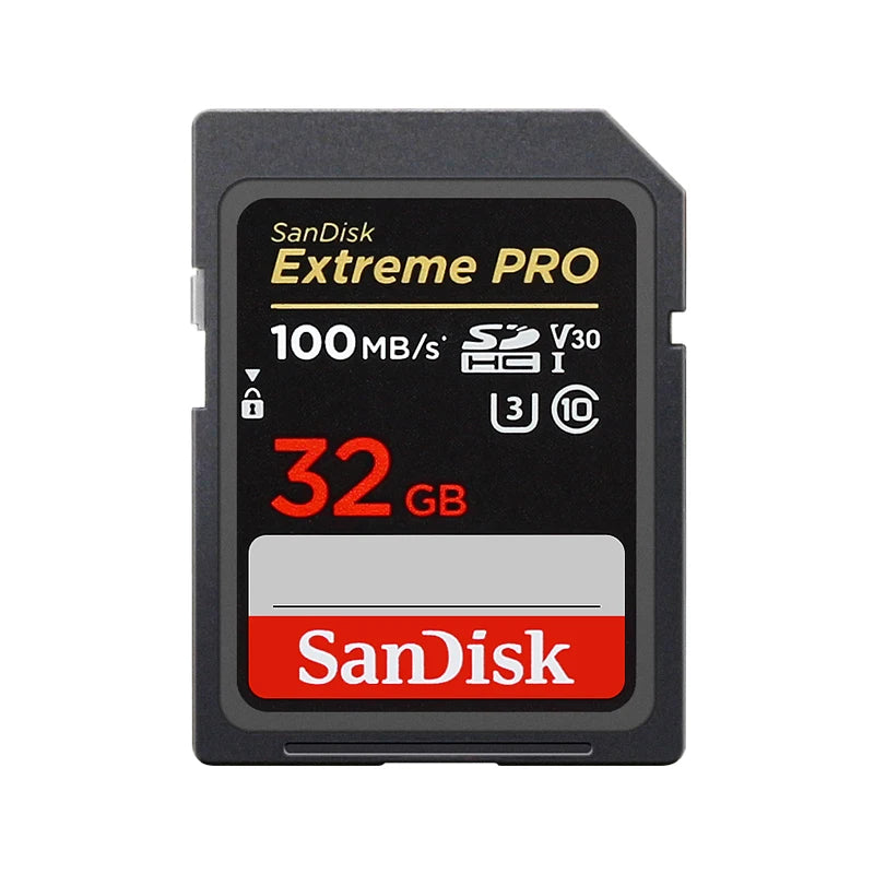 SanDisk Extreme PRO UHS-I Card 64GB 128GB 256GB 512GB 1TB Up to 200MB/s SD Card 32GB Up to 100MB/s Flash Memory Card for Camera