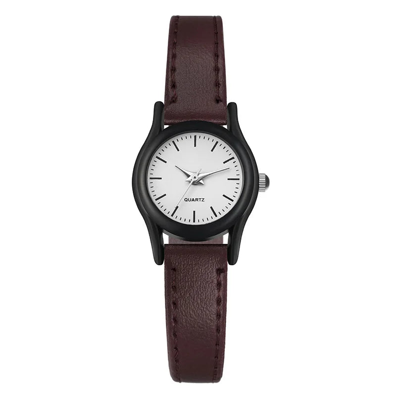Simple Vintage Classic Couple Watches 2025 Women for Men Watches New Leather Strap Quartz Wristwatches Relogio Montre