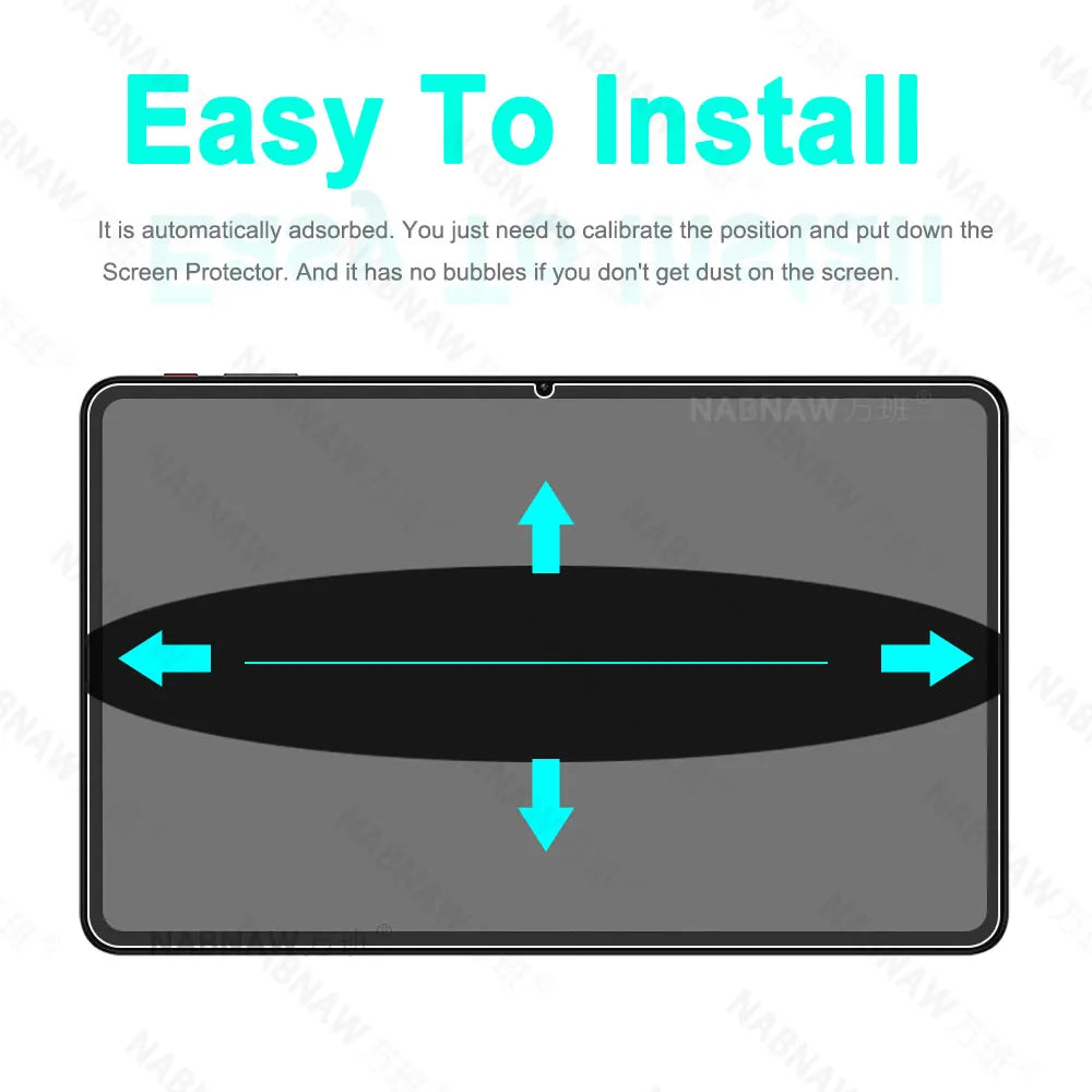 2 Pieces HD Scratch Proof Screen Protector Tempered Glass For Teclast T60AI 11.97 Oil-coating Tablet Protective Film