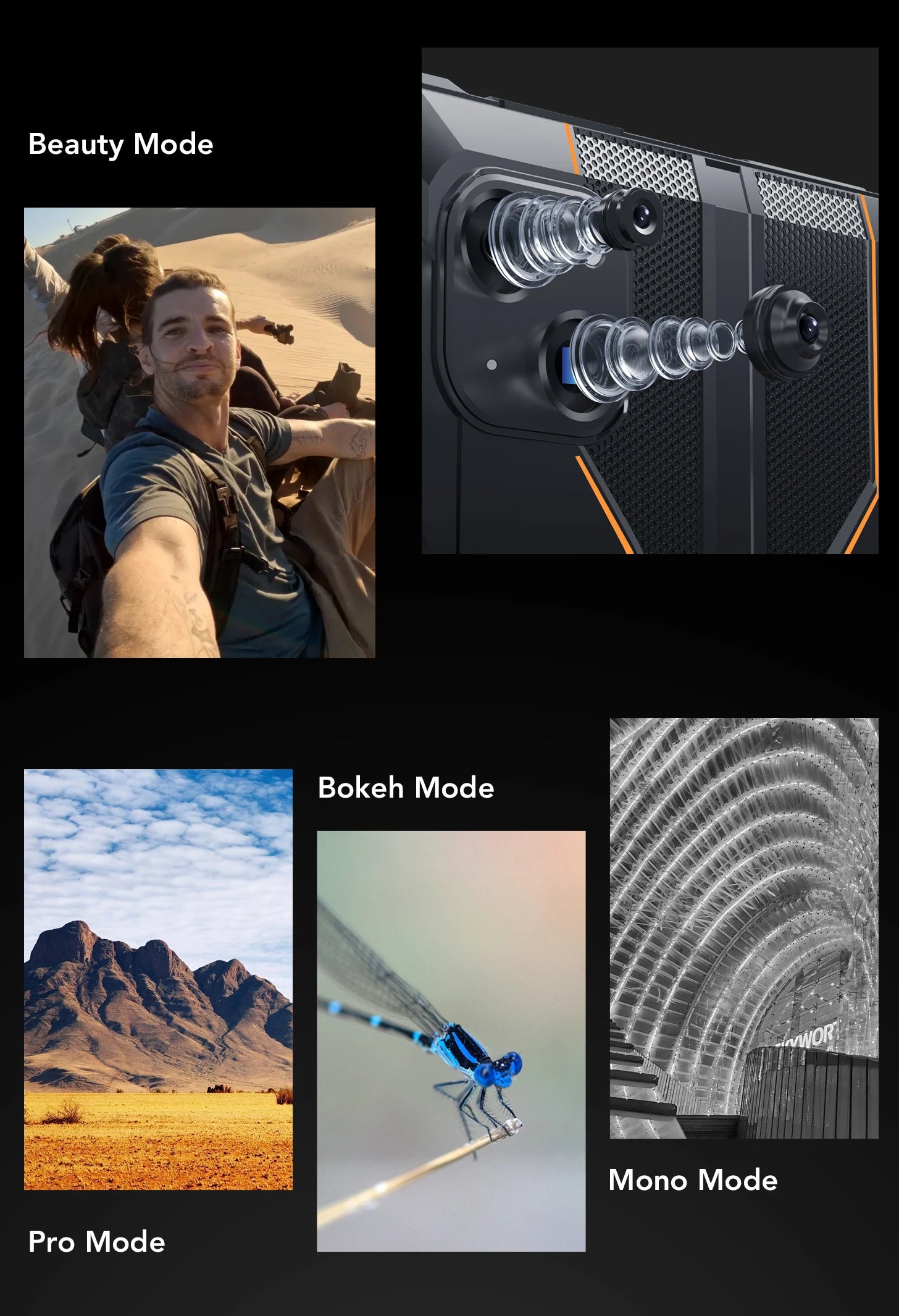 Oukitel RT3 Rugged Tablet 8 Inch HD+ 5150 mAh 4GB+64GB Android 12 Mtk Helio P22 16MP Camera Pad