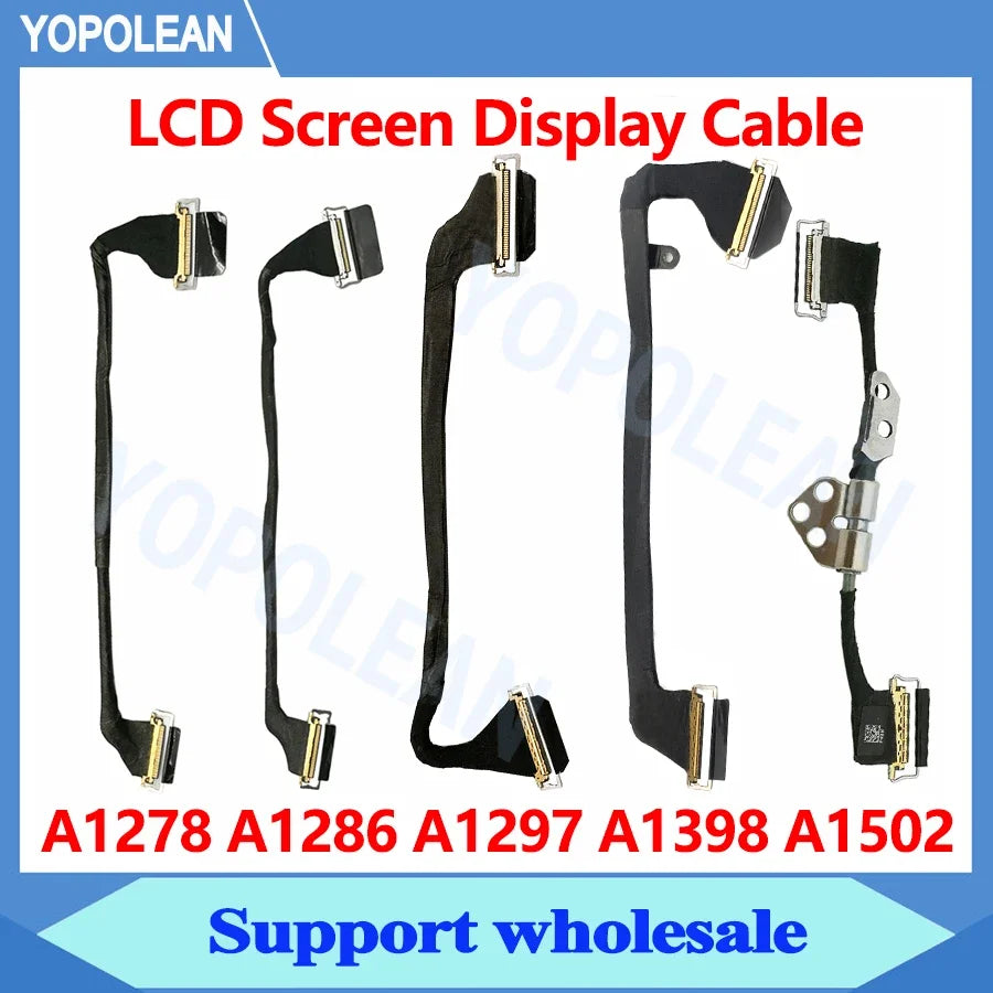 Original LCD LED LVDS Screen Display Cable For Macbook Pro 13" 15" 17" A1278 A1286 A1297 Retina A1398 A1425 A1502 2008-2015 Year