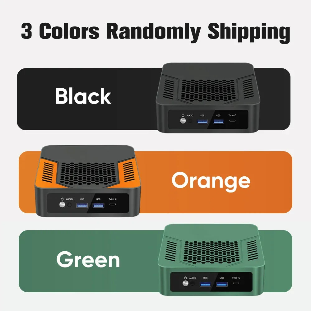 TOPC Mini PC AMD Ryzen AI 9 HX 370/365/7 PRO 360 Gaming Computer, OCuLink & USB4.0, 2x DDR5/2x PCIe4.0, Windows 11 Pro, WiFi6