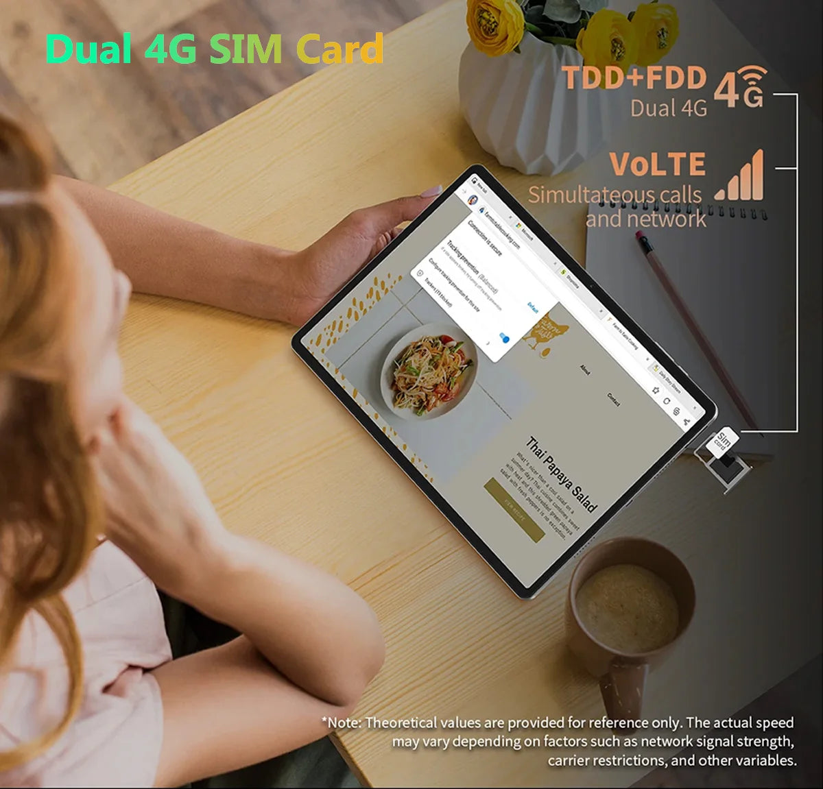Nenmone Mpad15 Real 14" FHD Display Android 14 Tablet 14 Inch 4G LTE Unisoc T616 Octa Core 16GB RAM 512GB ROM 12000mAh Battery