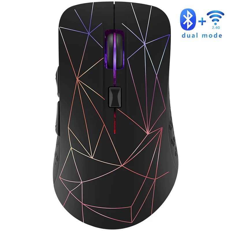 Xiaomi Wireless Mouse  3-level Dpi Speed Dual mode Led Light Pc Game Black Silent Usb 2 Devices Ergonomic For Macbook Pc Laptop
