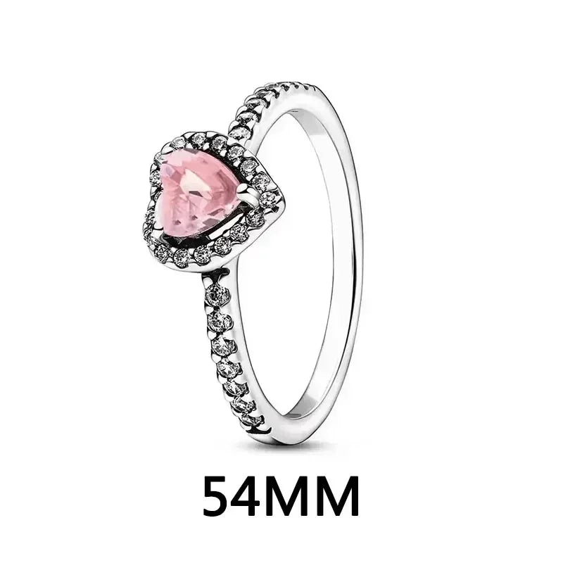 Hot selling classics heart-shaped Series 925 Sterling Silver Women's Rings Earrings Necklaces Light Luxury Charm Jewelry Gifts