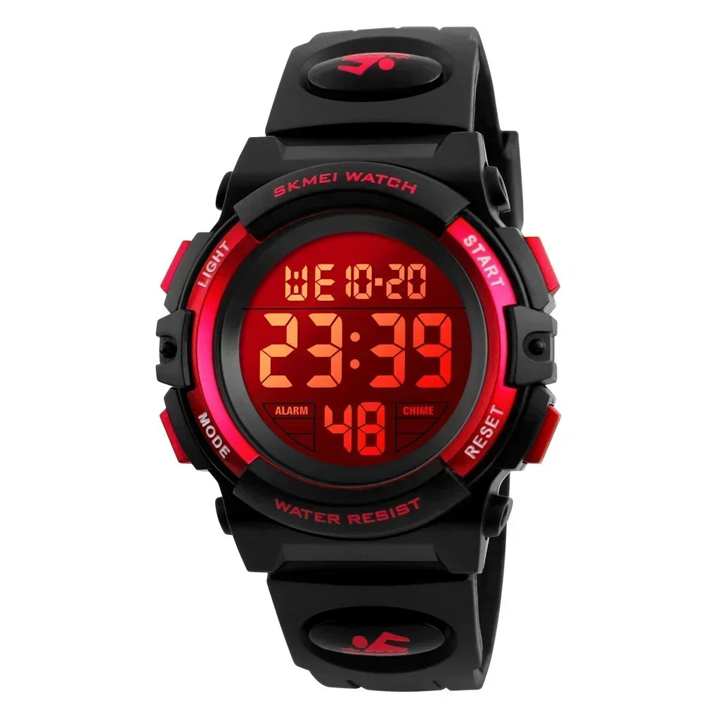 Skmei 1266  Children's Watch Boys and Girls' Alarm Clock Timing Digital 5Bar Waterproof Children's LED Watches 1258 1689 1999