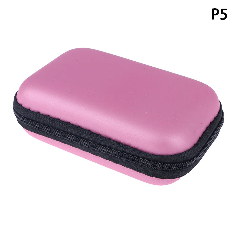 1Pc Mini Camera Case Bag Multi-functional Earphone Bag Video Waterproof Digital Portable Hard Bag EVA Storage Box Storage Bag