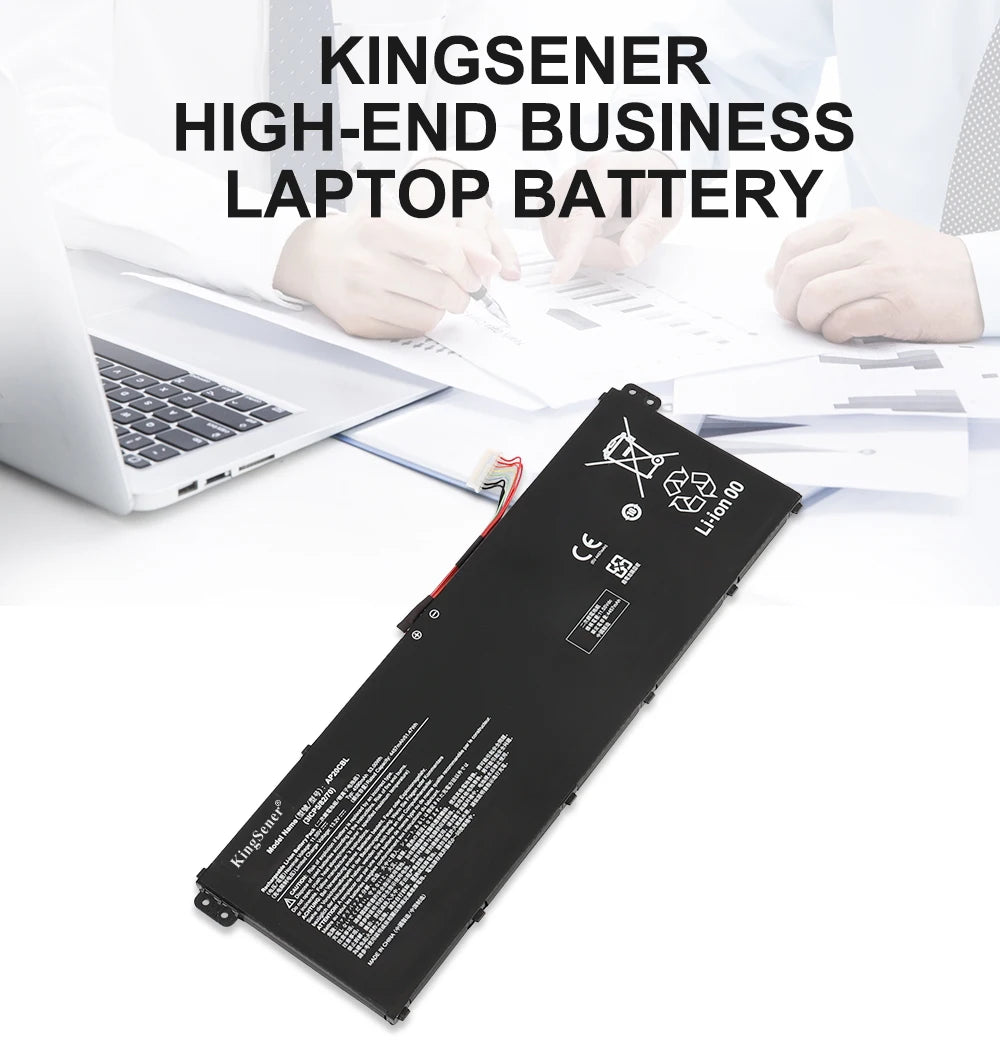 KingSener AP20CBL Laptop Battery For Acer Aspire 5 A515-46-R14K TravelMate Spin B3 TMB311RNA-32 Swift 3 SF314-43 SF314-43-R8H2