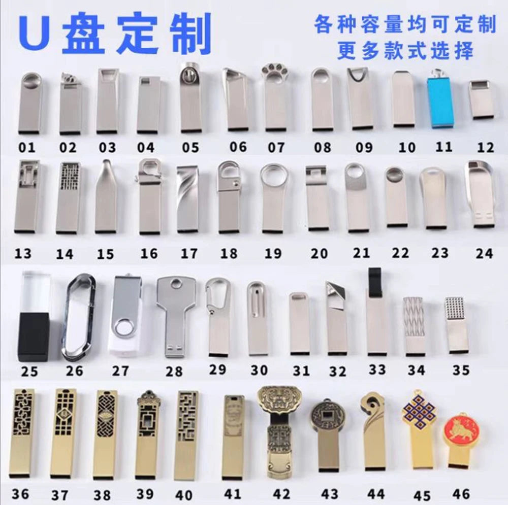 Wholesale Pen Drive 64GB USB Flash Drive 1GB 2GB 4GB 8GB 16GB Pendrives Usb Stick 32GB Memory Stick 128MB Free Custom Logo Gift