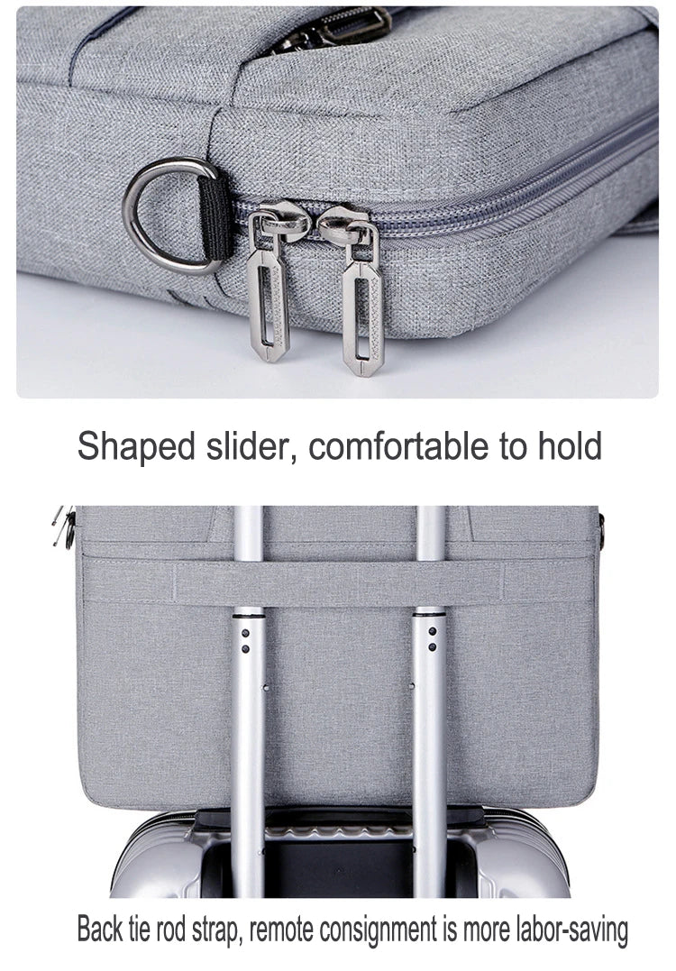 Laptop Bag Sleeve Case Shoulder HandBag Notebook Pouch Briefcases For 13.3 14 15.6 17.3 Inch Macbook Air Pro HP Huawei Asus Dell