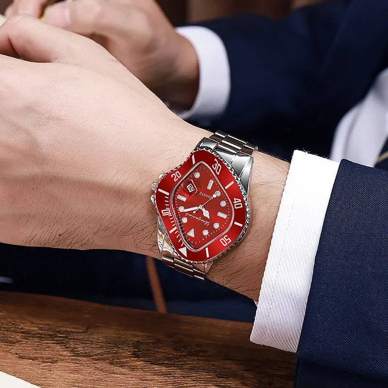 Water Ghost Men's And Women's Watch  Punk Twisted Concept Dial Latest Fashion Luxury Limited Edition Personalized Design Gift