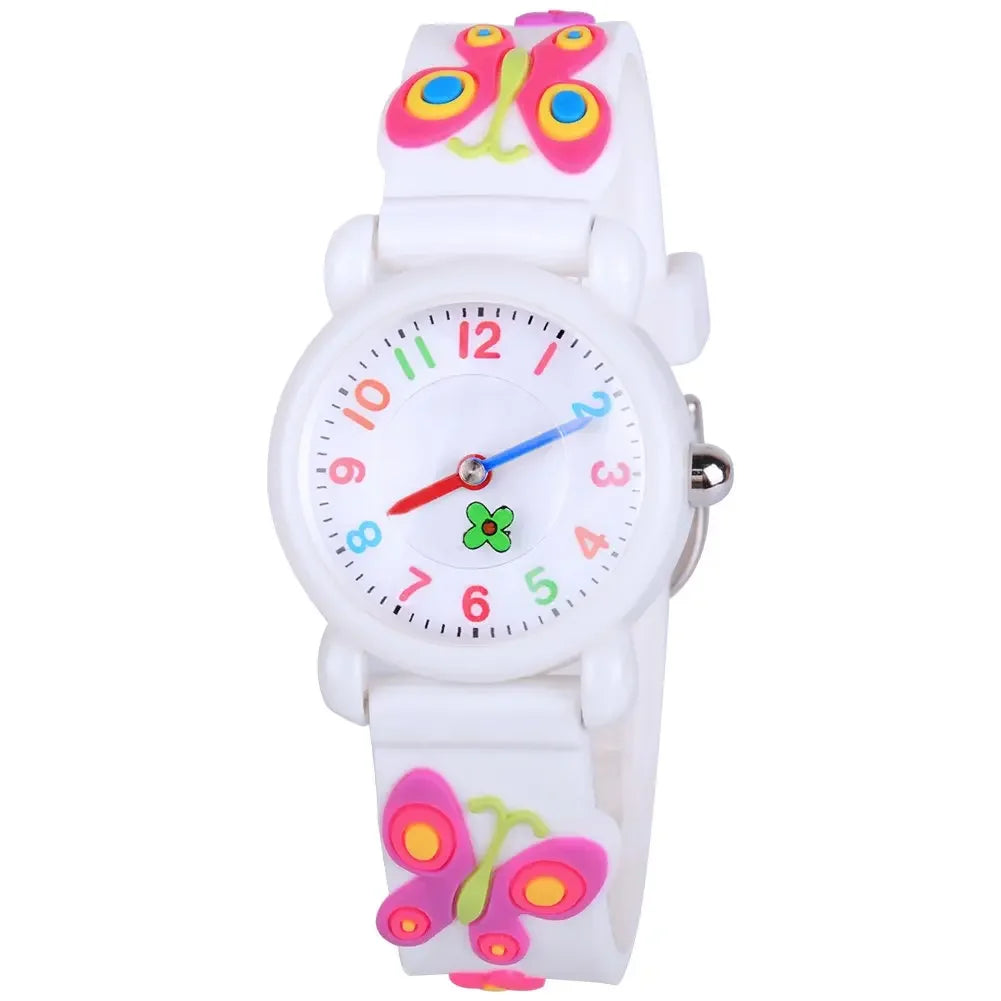 Kids Watches Analog 3D Cartoon Waterproof Sport Children Toddler Wrist Watches Gifts for 3 4 5 6 7 8 9 10 11 12 Ages Girls Boys