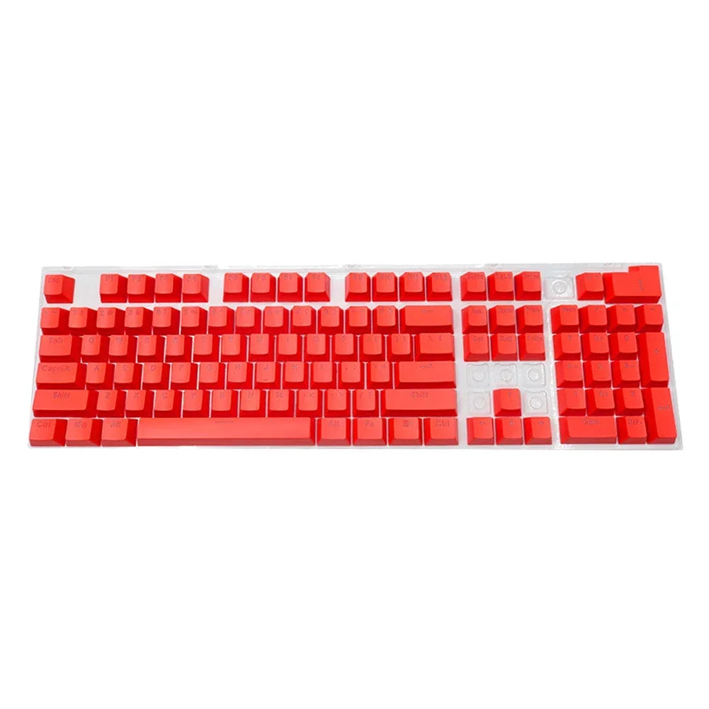 104pcs Universal Mechanical Keyboard Keycaps Ergonomic Blank Keycaps For Cherry MX Mechanical Keyboard Replacement Backlit Key