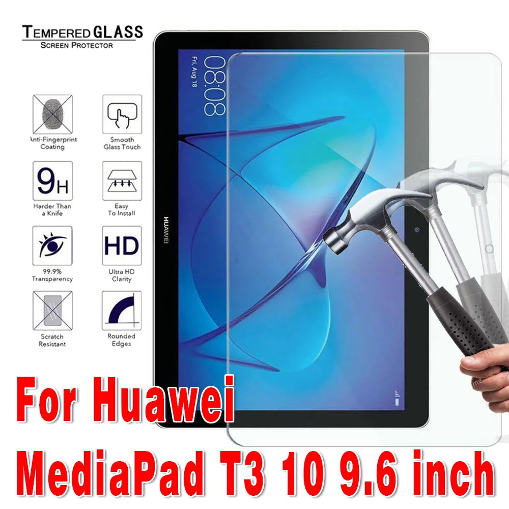 Tempered Glass for Huawei MatePad T8 8.0" T10 T10S 10.1'' MatePad Pro 10.8 10.8" MatePad 10.4 10.4" Tablet Screen Protector